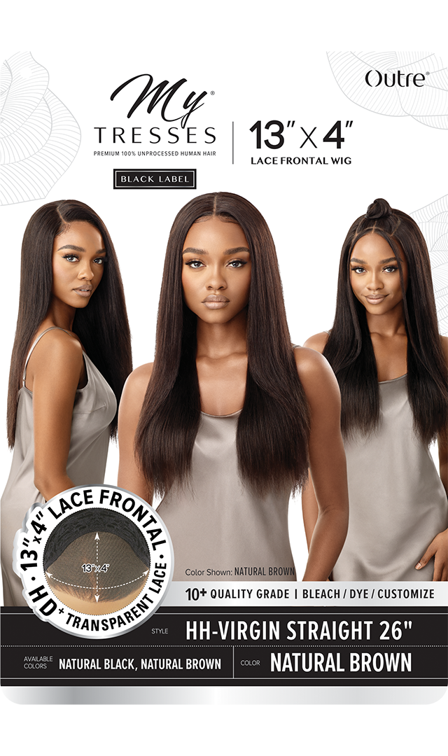 My Tresses Black Label HD 13x4 Lace Front Wig HH Virgin Straight 26" - Elevate Styles