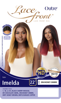 Thumbnail for Outre HD Pre-Plucked Lace Front Wig Imelda 22