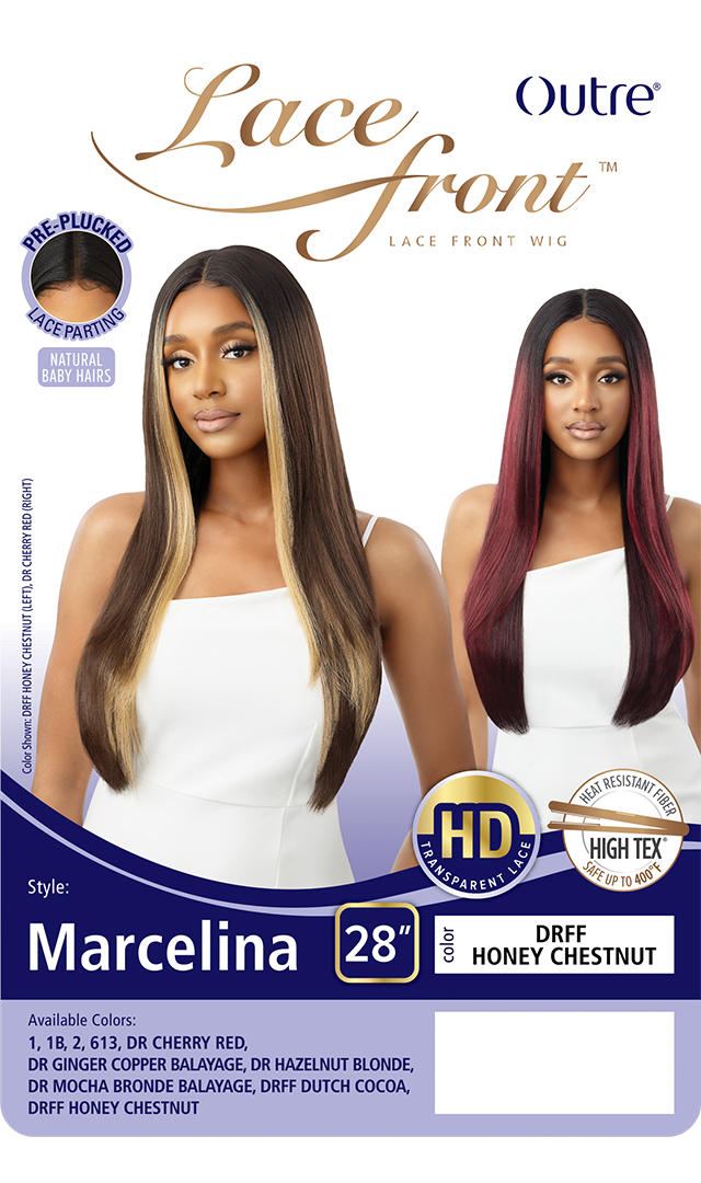Outre HD Pre-Plucked Lace Front Wig Marcelina 28" - Elevate Styles