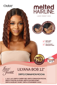 Thumbnail for Outre Melted Hairline Collection-HD Swiss Lace Front Wig Lilyana Bob 12