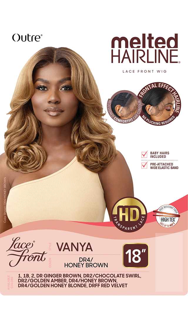 Outre Melted Hairline Collection - Swiss Lace Front Wig Vanya - Elevate Styles
