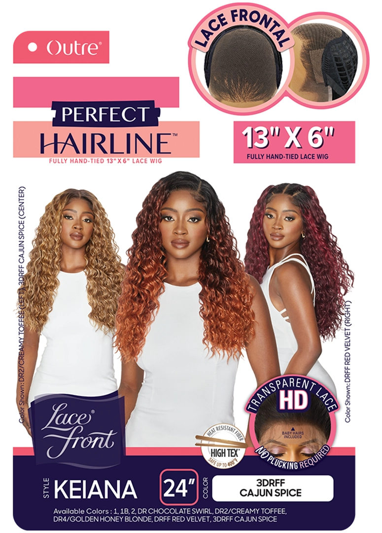 Outre Perfect Hairline 13"x 6"  HD Transparent Lace Front Wig Keiana - Elevate Styles