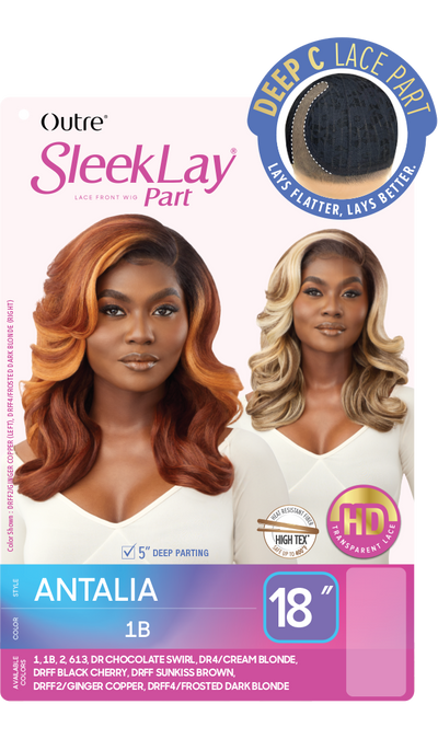 Outre Synthetic Sleek Lay Part HD Transparent Lace Front Wig Antalia 18" - Elevate Styles
