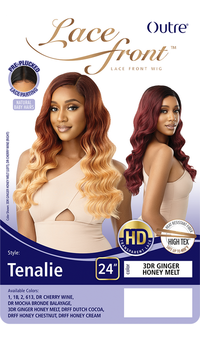 Outre Synthetic HD Transparent Lace Front Wig Tenalie 24" - Elevate Styles
