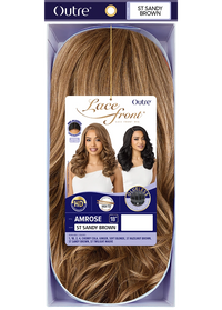 Thumbnail for Outre Synthetic Glueless HD Transparent Lace Front Wig Amrose QLARS