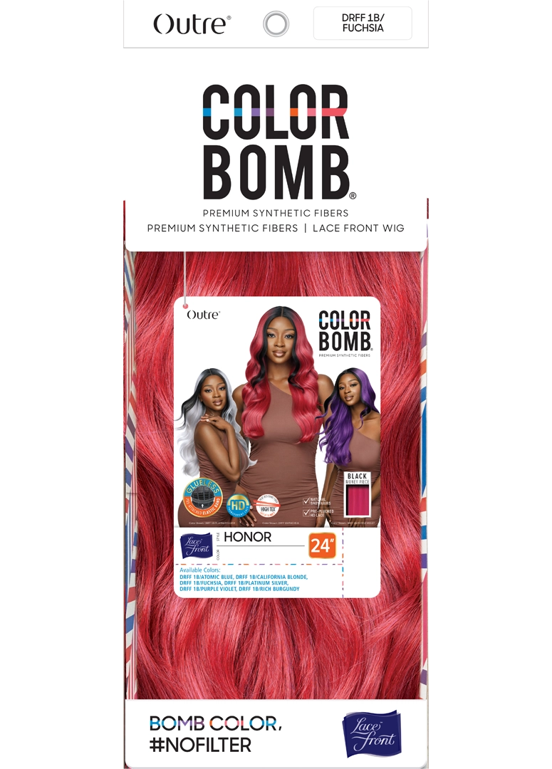 Outre Color Bomb Lace Front Wig Honor - Elevate Styles
