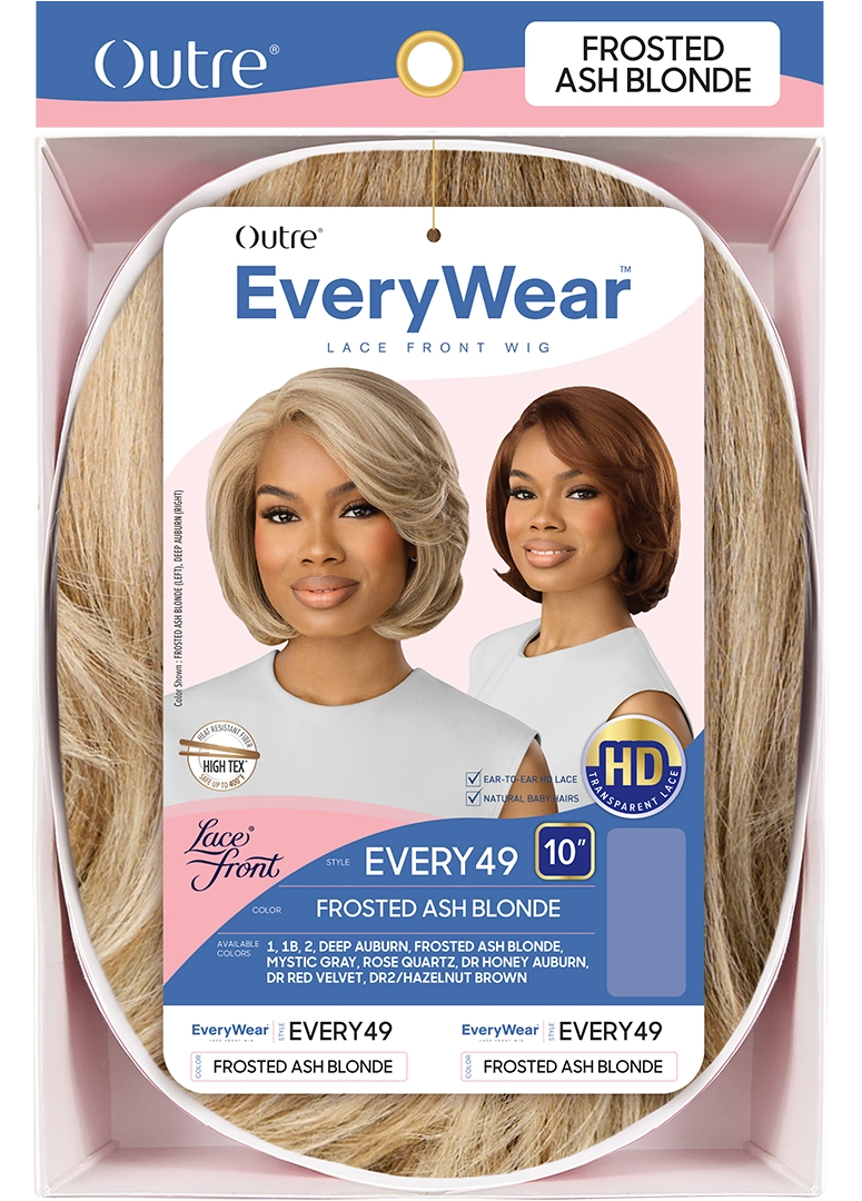 Outre Synthetic Pre-Plucked HD Transparent Lace Front Wig Every 49 QLEWE49
