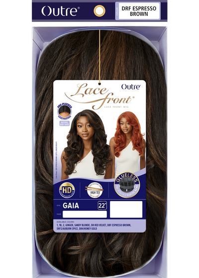 Outre Synthetic Glueless HD Transparent Lace Front Wig Gaia - Elevate Styles
