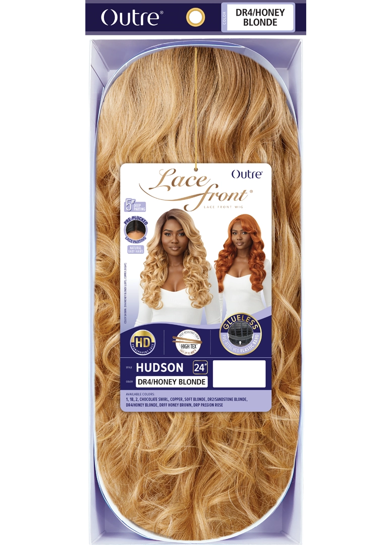 Outre Synthetic Glueless HD Transparent Lace Front Wig Hudson - Elevate Styles