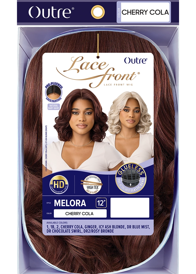 Outre Synthetic Glueless HD Transparent Lace Front Wig Melora QLMLR