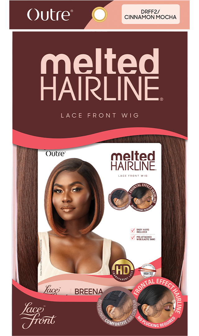 Outre Melted Hairline Collection - Swiss Lace Front Wig Breena 10" - Elevate Styles
