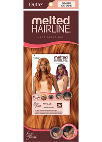 Thumbnail for Outre Synthetic Melted Hairline HD Lace Front Wig MH116 QLMHMH116 - Elevate Styles
