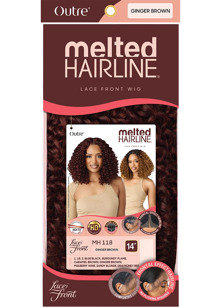 Outre Synthetic Melted Hairline HD Lace Front Wig MH118 QLMHMH118 - Elevate Styles