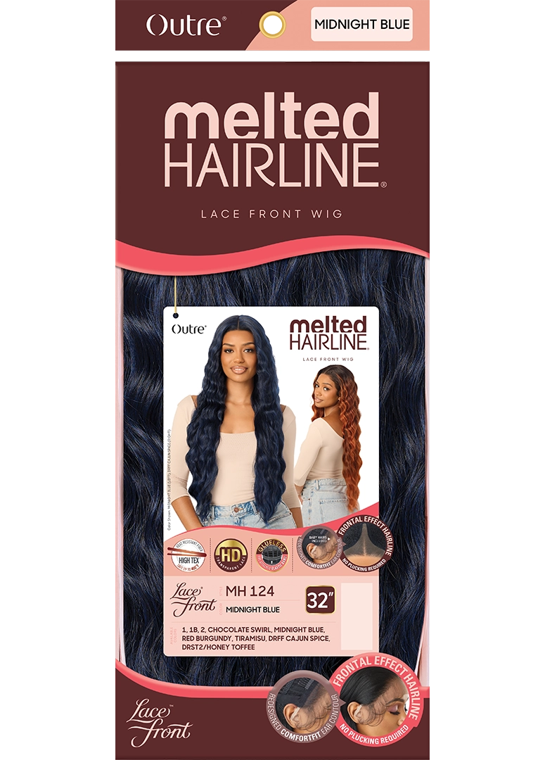 Outre Synthetic Melted Hairline HD Lace Front Wig MH124 QLMHMH124