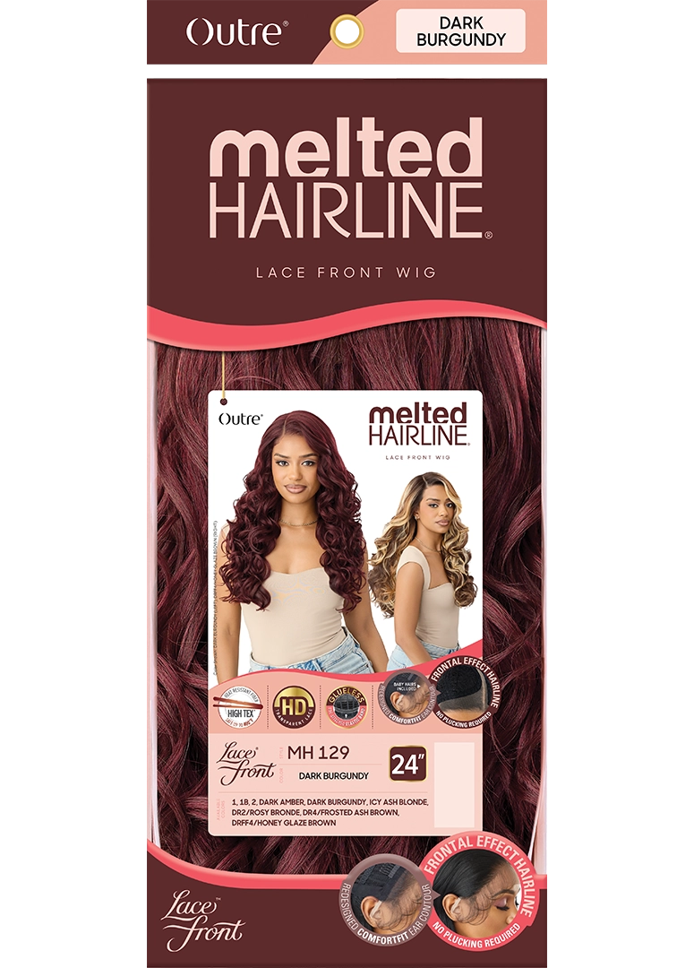 Outre Synthetic Melted Hairline HD Lace Front Wig MH129 QLMHMH129