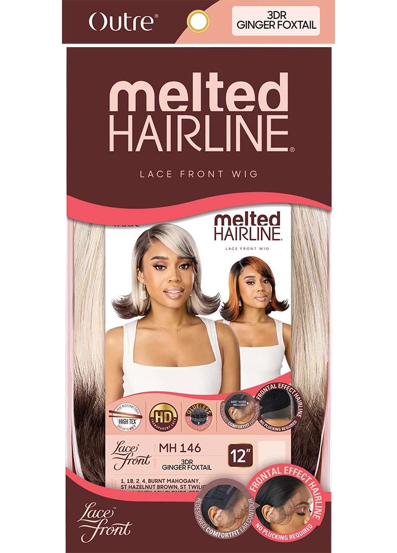 Outre Synthetic Melted Hairline HD Lace Front Wig MH146 QLMHMH146