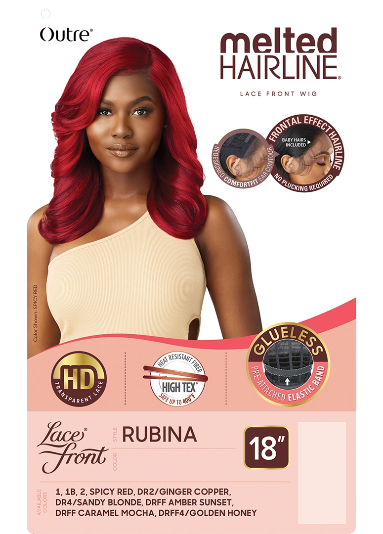 Outre Melted Hairline HD Lace Front Wig Rubina - Elevate Styles