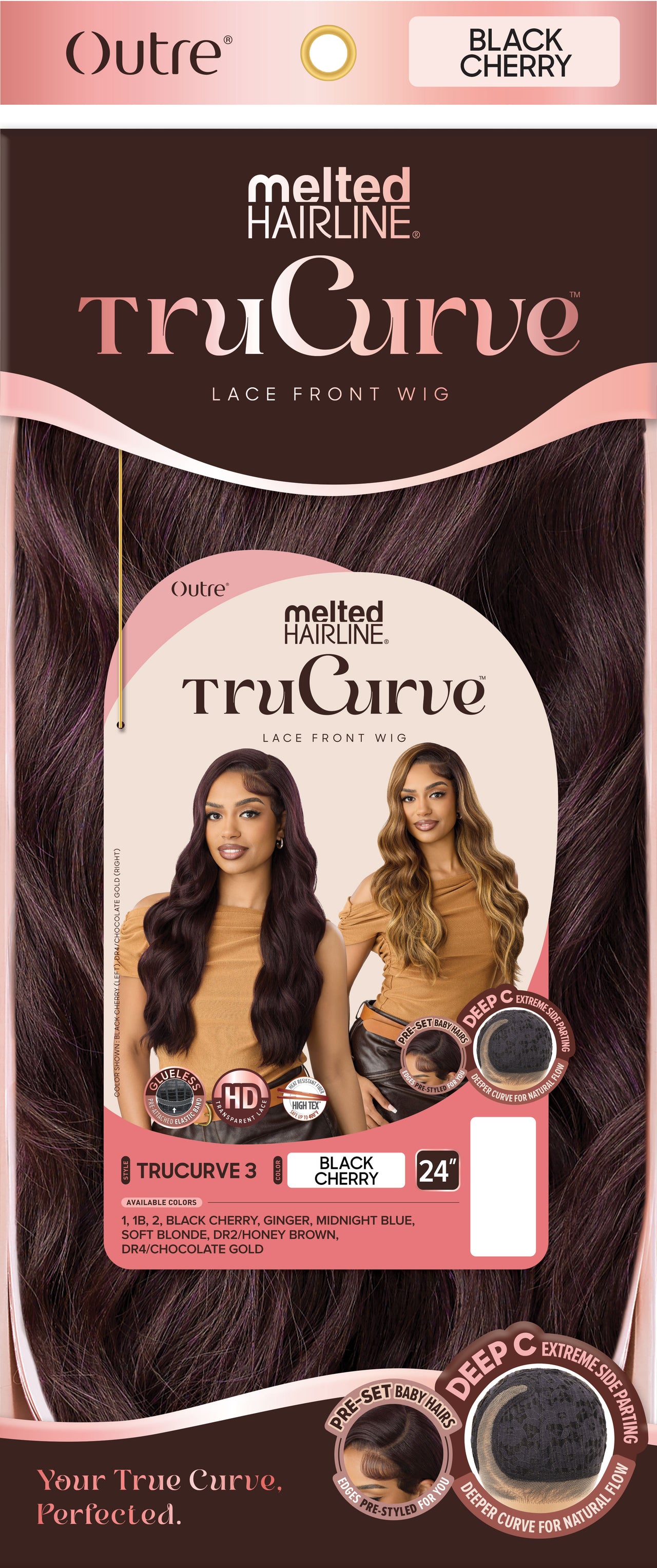 Outre Melted Hairline TruCurve Synthetic Lace Front Wig - TRUCURVE 3 QLMHTTC3 - Elevate Styles