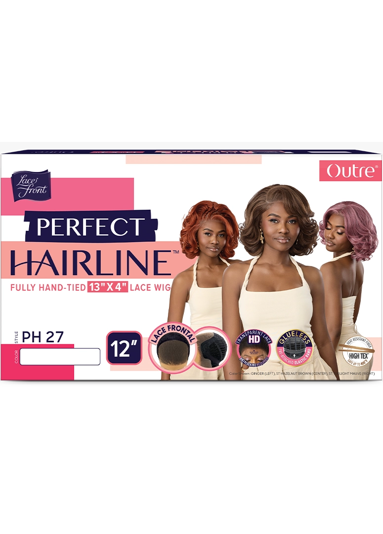 Outre Perfect Hairline 360 Frontal Lace 13"x 4" HD Transparent Lace Front Wig PH27 QLPHLPH27