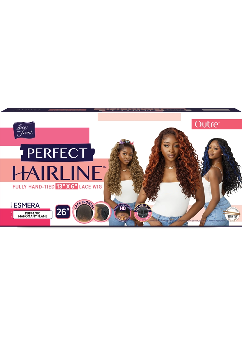 Outre Perfect Hairline 360 Frontal Lace 13"x 6" HD Transparent Lace Front Wig Esmera QLPHLESM - Elevate Styles