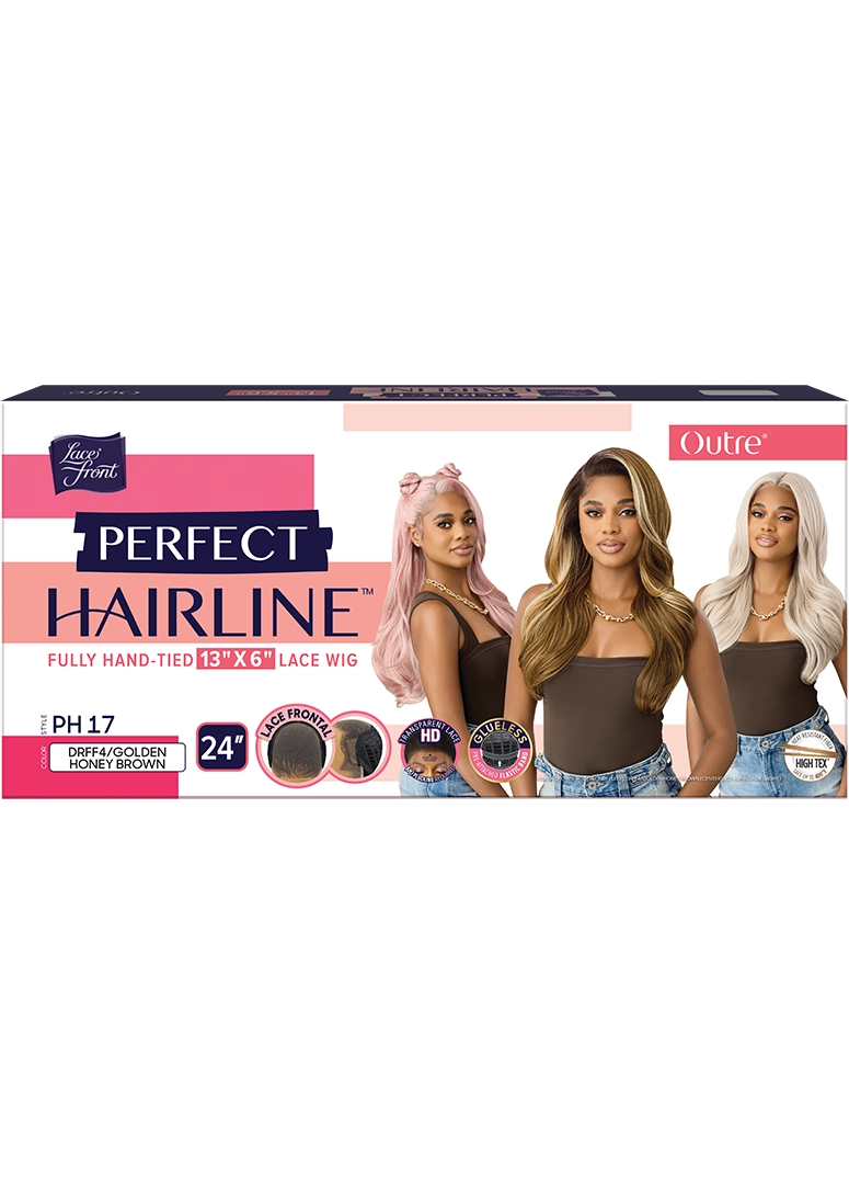 Outre Perfect Hairline 360 Frontal Lace 13"x 6" HD Transparent Lace Front Wig PH17 QLPHLPH17