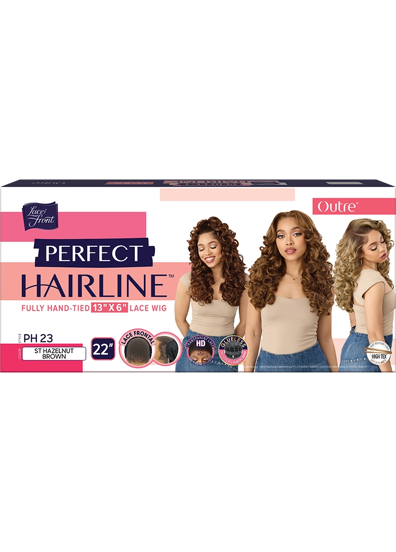 Outre Perfect Hairline 360 Frontal Lace 13"x 6" HD Transparent Lace Front Wig PH23 QLPHLPH23
