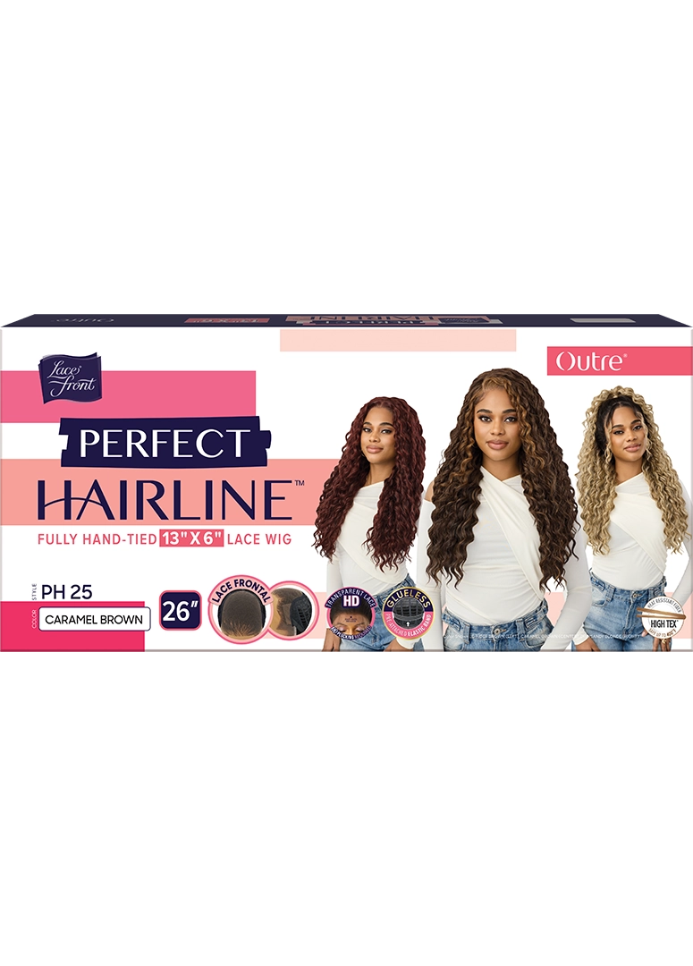 Outre Perfect Hairline 360 Frontal Lace 13"x 6" HD Transparent Lace Front Wig PH25 QLPHLPH25
