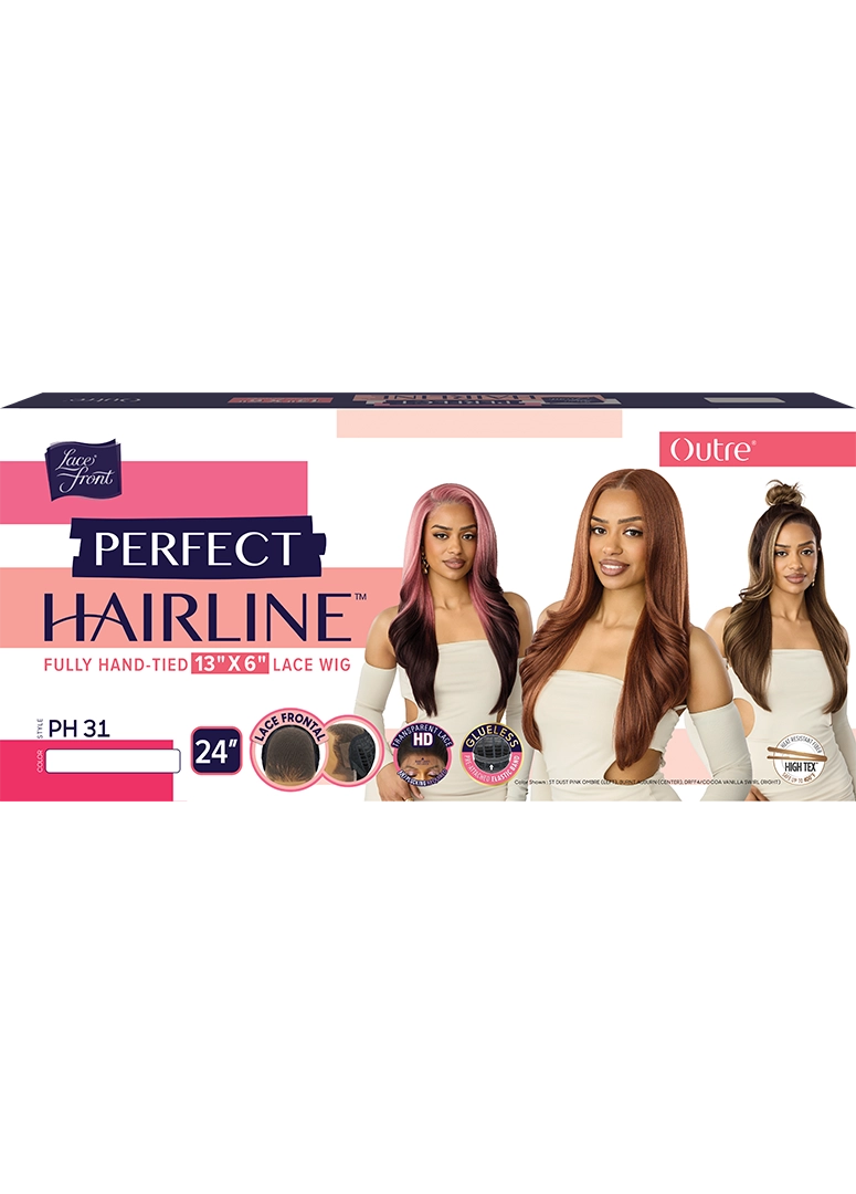 Outre Perfect Hairline 360 Frontal Lace 13"x 6" HD Transparent Lace Front Wig PH31 QLPHLPH31