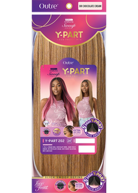 Thumbnail for Outre Perfect Hairline Swoop Series Y-Part Frontal Lace Front Wig Y-Part 202 QLPHLSSYP202 - Elevate Styles