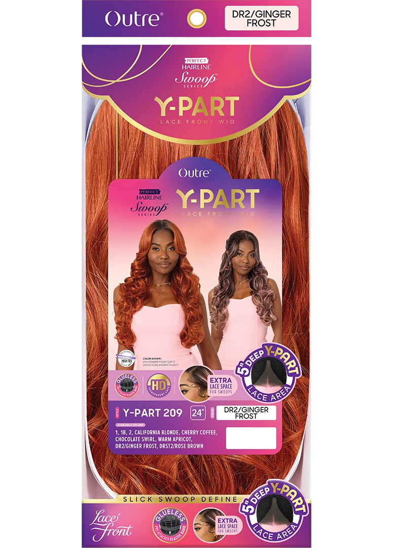 Outre Perfect Hairline Swoop Series Y-Part Frontal Lace Front Wig Y-Part 209 QLPHLSSYP209