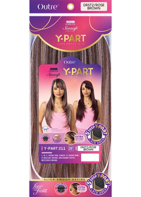 Thumbnail for Outre Perfect Hairline Swoop Series Y-Part Frontal Lace Front Wig Y-Part 211 QLPHLSSYP211 - Elevate Styles