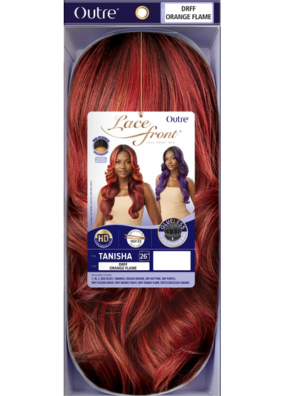 Outre Synthetic Glueless HD Transparent Lace Front Wig Tanisha - Elevate Styles
