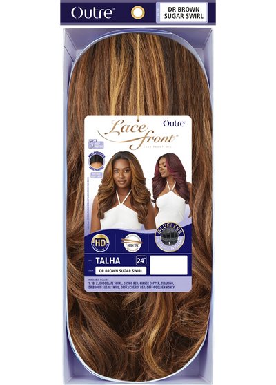 Outre HD Transparent Gluelss Lace Pre-Plucked 5" Deep Part Lace Front Wig Talha - Elevate Styles
