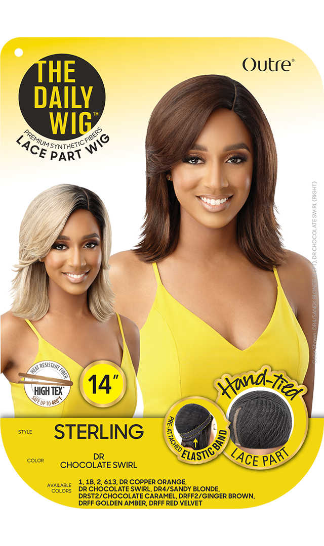 Outre The Daily Wig Premium Synthetic Hand-Tied Lace Part Wig Sterling - Elevate Styles