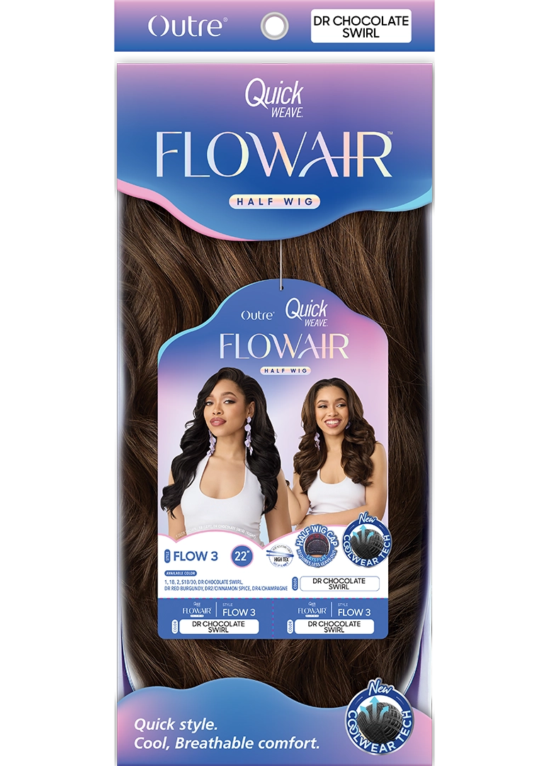 Outre Quick Weave FlowAir Half Wig Flow 3 QSFFLO3 - Elevate Styles