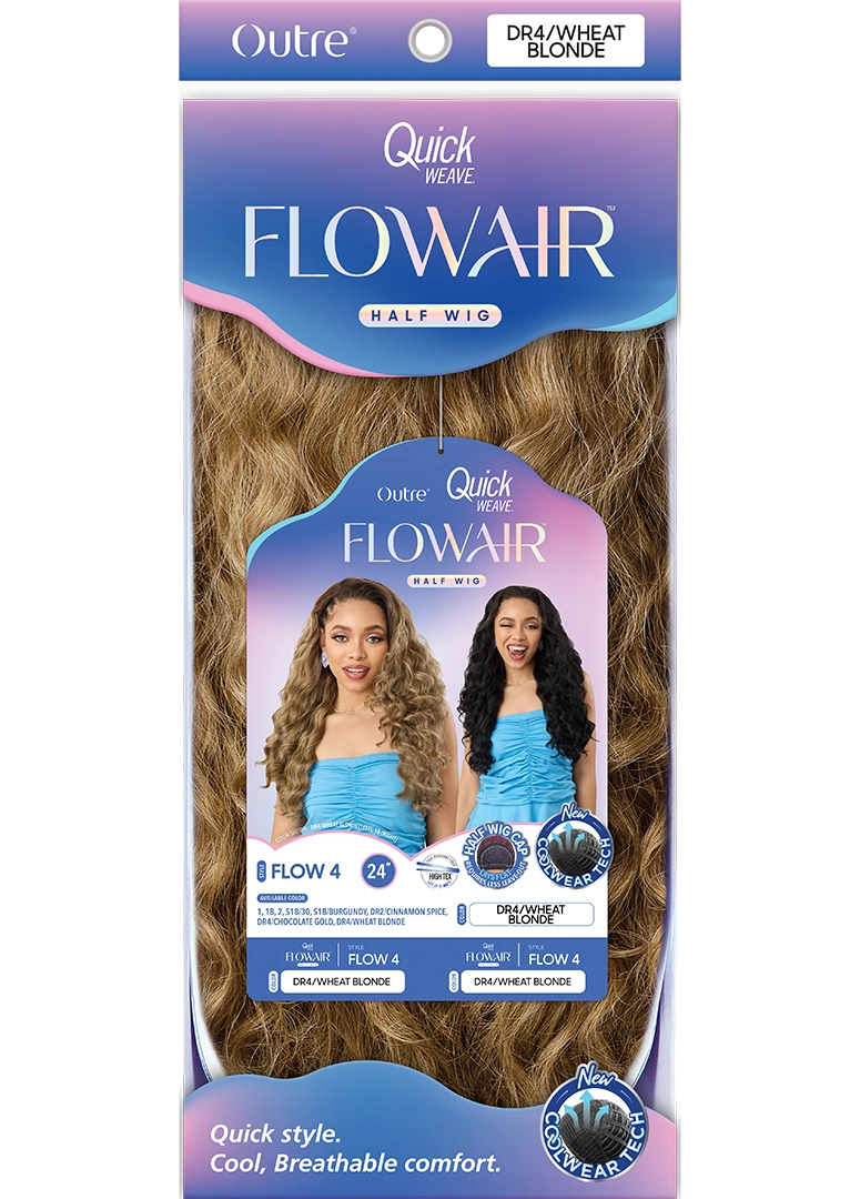 Outre Quick Weave FlowAir Half Wig Flow 4 QSFFLO4 - Elevate Styles