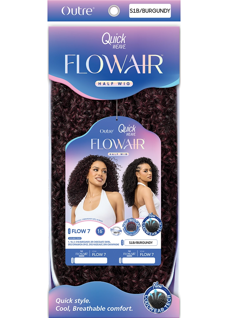 Outre Quick Weave FlowAir Half Wig Flow 7 QSFFLO7