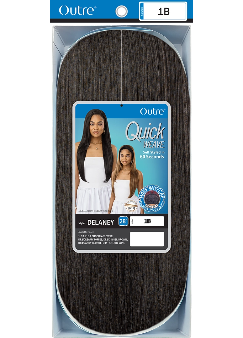 Outre Quick Weave Synthetic Half Wig Delaney QSDEL