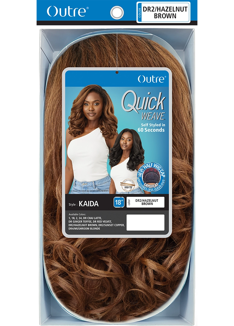 Outre Quick Weave Synthetic Half Wig Kaida QSKAI
