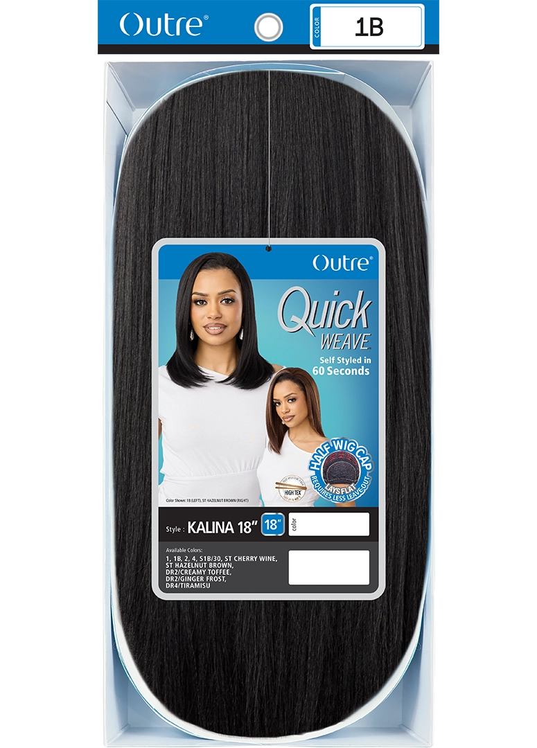 Outre Quick Weave Synthetic Half Wig Kalina 18" QSKAL18