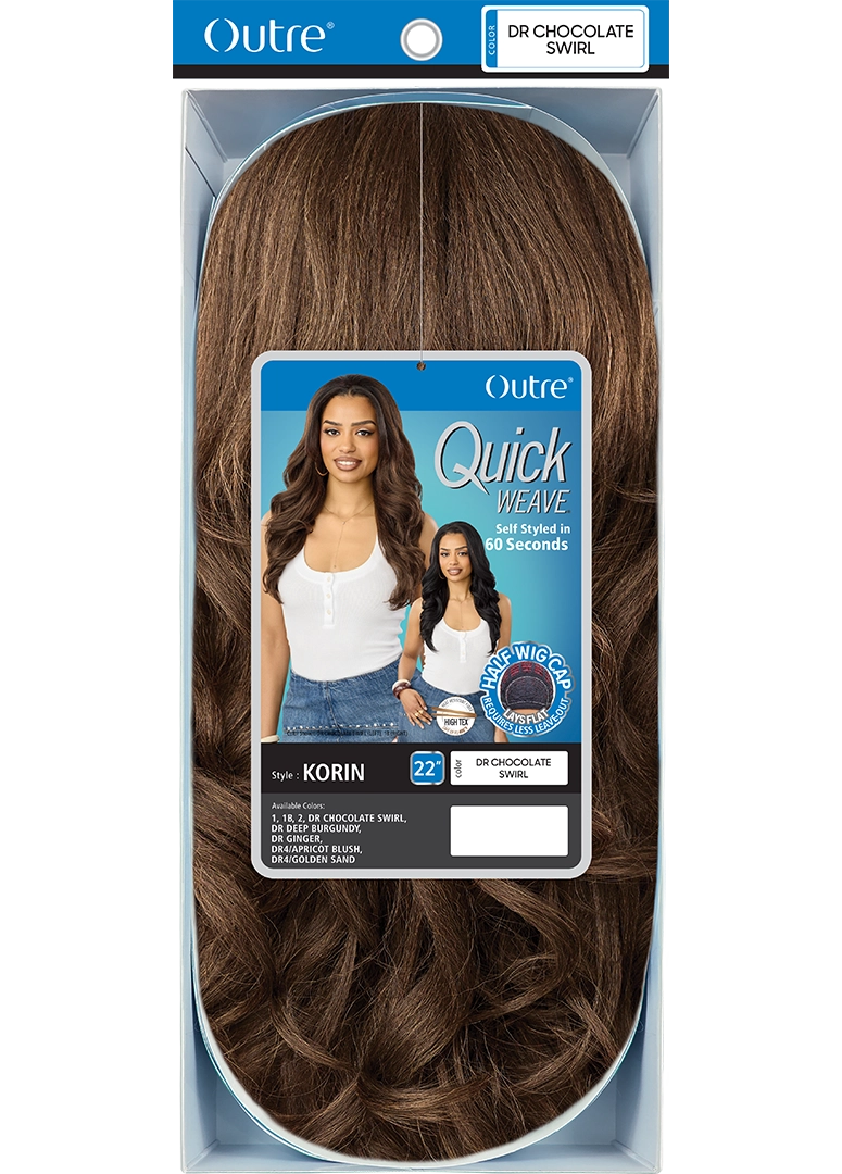 Outre Quick Weave Synthetic Half Wig Korin QSKOR