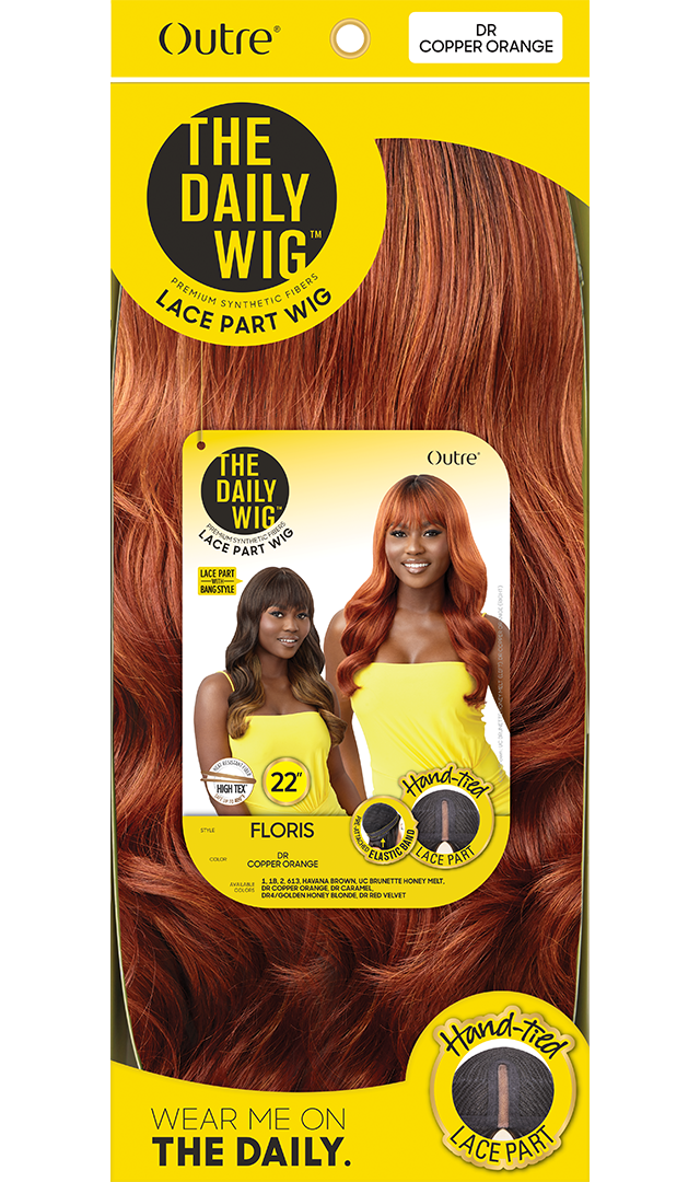 Outre The Daily Wig Premium Synthetic Hand-Tied Lace Part Wig Floris 22" - Elevate Styles
