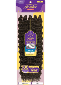 Thumbnail for Outre Purple Pack Brazilian - Feather Crochet Deep 18