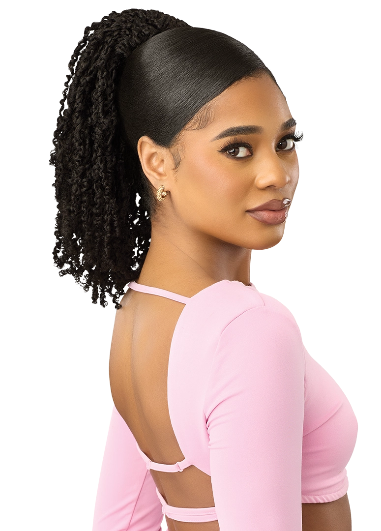 Outre Premium Synthetic Pretty Quick Ponytail Yanki Curl 14" PQDPYC14 - Elevate Styles