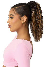 Thumbnail for Outre Premium Synthetic Pretty Quick Ponytail Yanki Curl 14