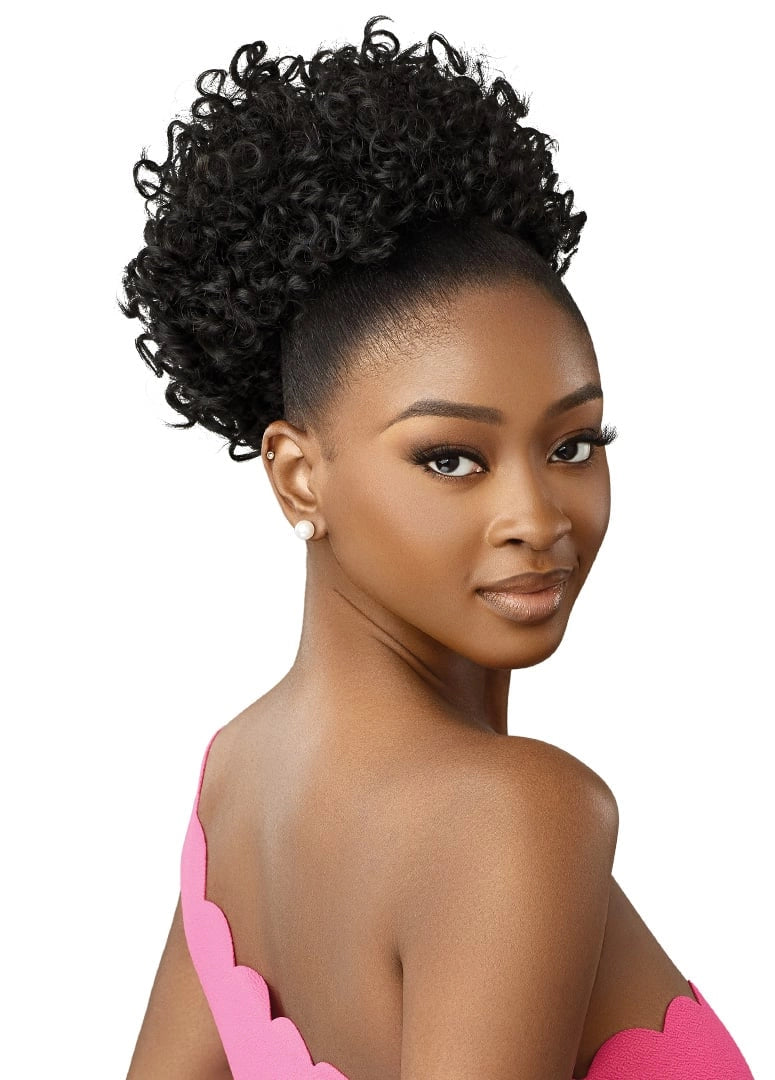 Outre Pretty Quick Pony - Curly Puff - Elevate Styles
