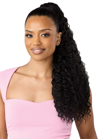 Thumbnail for Outre Premium Synthetic Pretty Quick Ponytail Waven PQDPWAV