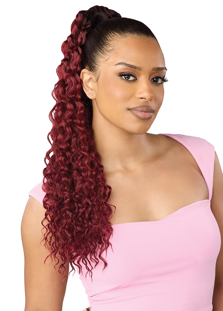 Outre Premium Synthetic Pretty Quick Ponytail Waven PQDPWAV