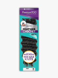 Thumbnail for Sensationnel Premium Too Feather Crochet Deep Wave 14 Inch Human Hair Blend Braiding Hair - Elevate Styles
