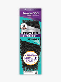 Thumbnail for Sensationnel Premium Too Feather Crochet Water Wave 14 Inch Human Hair Blend Braiding Hair - Elevate Styles